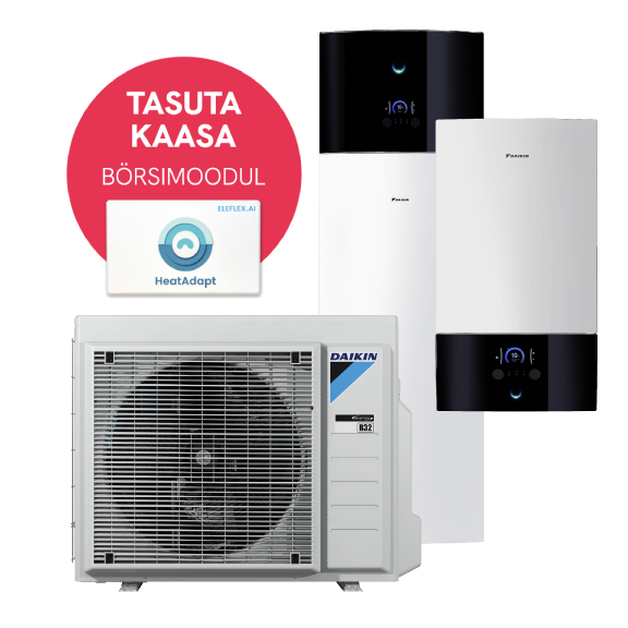 Daikin Altherma 3 ERGA (kaasa tasuta HeatAdapt börsimoodul)